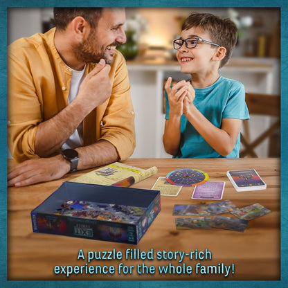 Thames & Kosmos EXIT: Family Heroes, 2 Escape Room Card Games, Family Games for Game Night, Escape Room Fun for the Whole Family, For 2 to 4 Players, Ages 8+