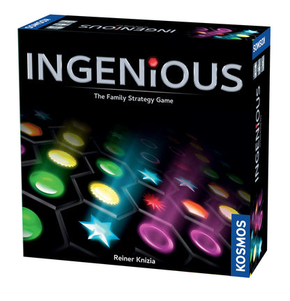 Thames & Kosmos Ingenious: The Family Strategy Game, Tile Placement Game, Board Games for Adults and Kids, For 2 to 4 Players, Age 8+