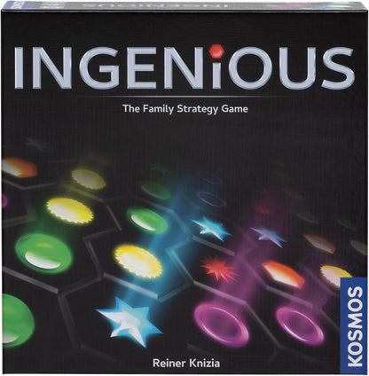 Thames & Kosmos Ingenious: The Family Strategy Game, Tile Placement Game, Board Games for Adults and Kids, For 2 to 4 Players, Age 8+