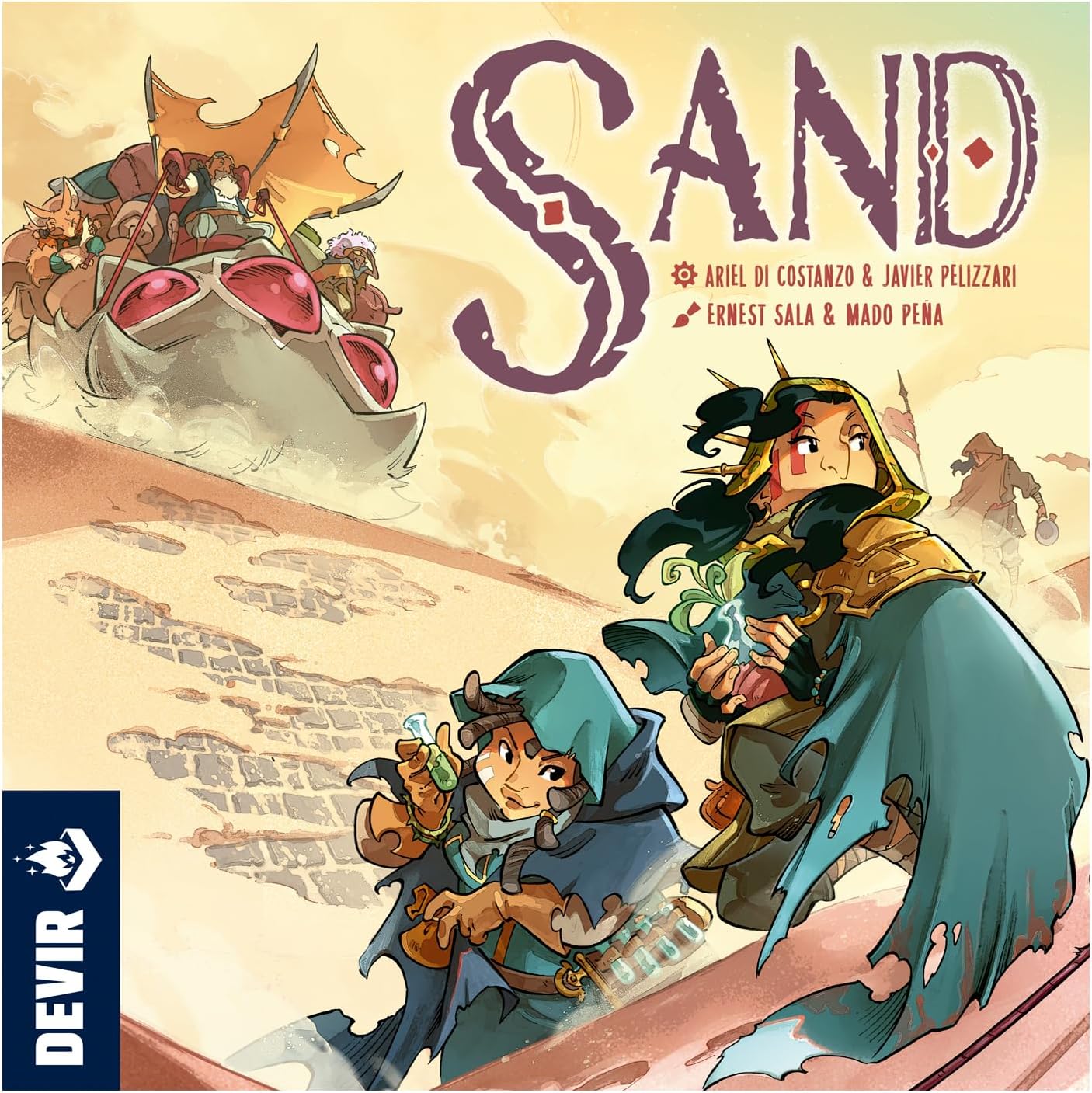 Sand by Devir, Strategy Board Game, for 1 to 4 Players and Ages 14+