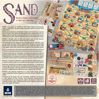 Sand by Devir, Strategy Board Game, for 1 to 4 Players and Ages 14+