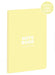 Pastel Yellow A5 Notebook