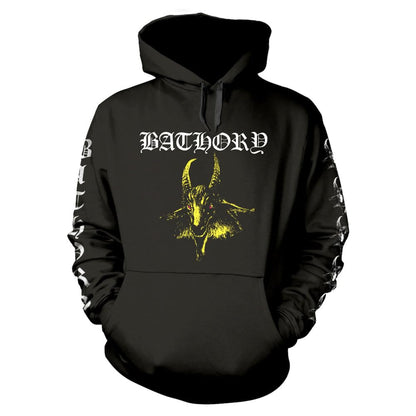 Bathory Goat Band Logo Pullover Hoodie XXL Black
