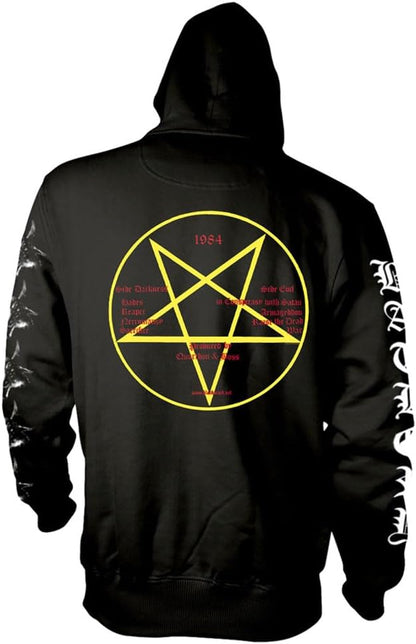 Bathory Goat Band Logo Pullover Hoodie S Black