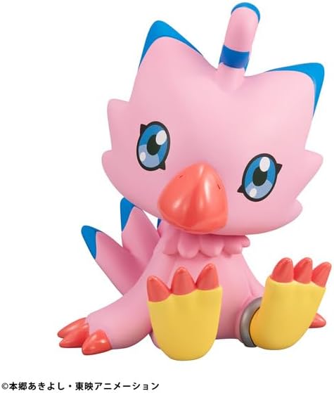Megahouse, Lookup Piyomon Digimon Adventure Figure, 11 cm, MH841125 Multicolor, Collectible Figure, Optima for Fans of the Anime Digimon Adventure