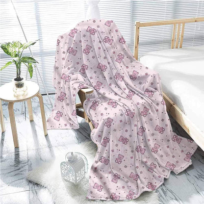 Miles Ralph Coperta per giocattoli in peluche e quadrati testurizzati resistenti e morbidi per coperte, 152,4 x 127 cm