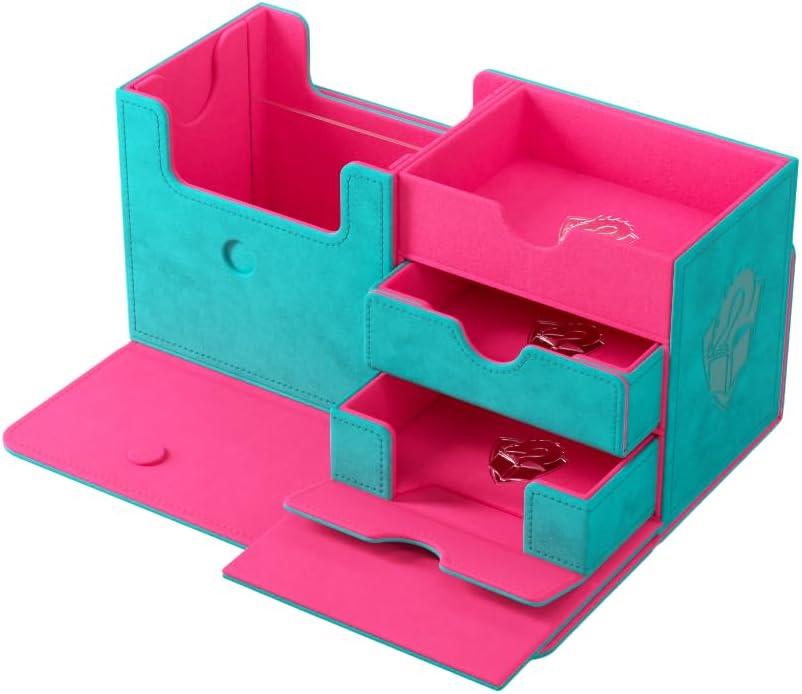 Gamegenic, The Academic 133+ XL Teal/Pink, Trading Card & Accessory Holder