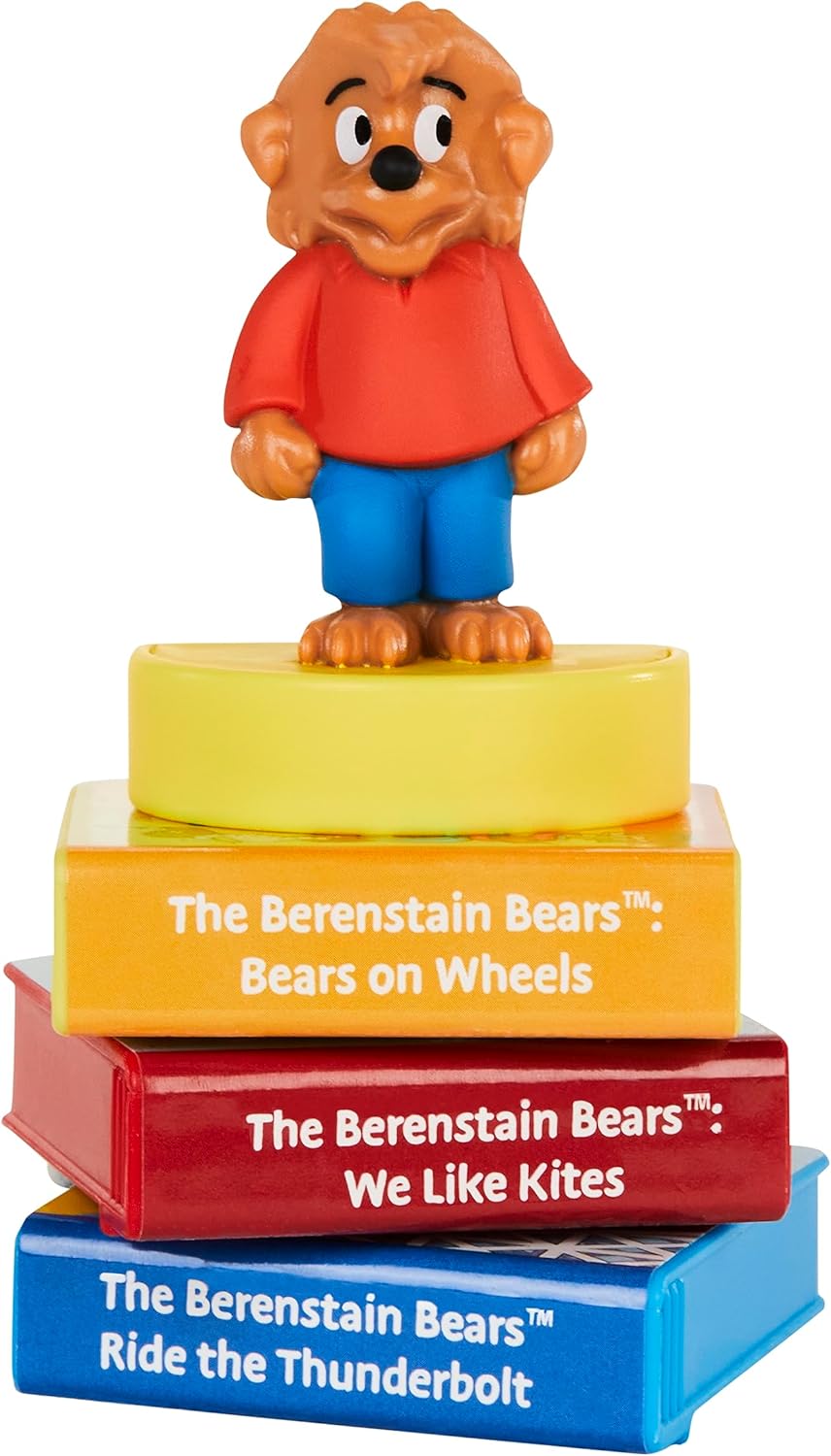 little tikes Story Dream Machine Story Collection - The Berenstain Bears Adventure Collection - 3 Storytime Books and 1 Audio Play Character - For Toddlers and Kids Ages 3+ years