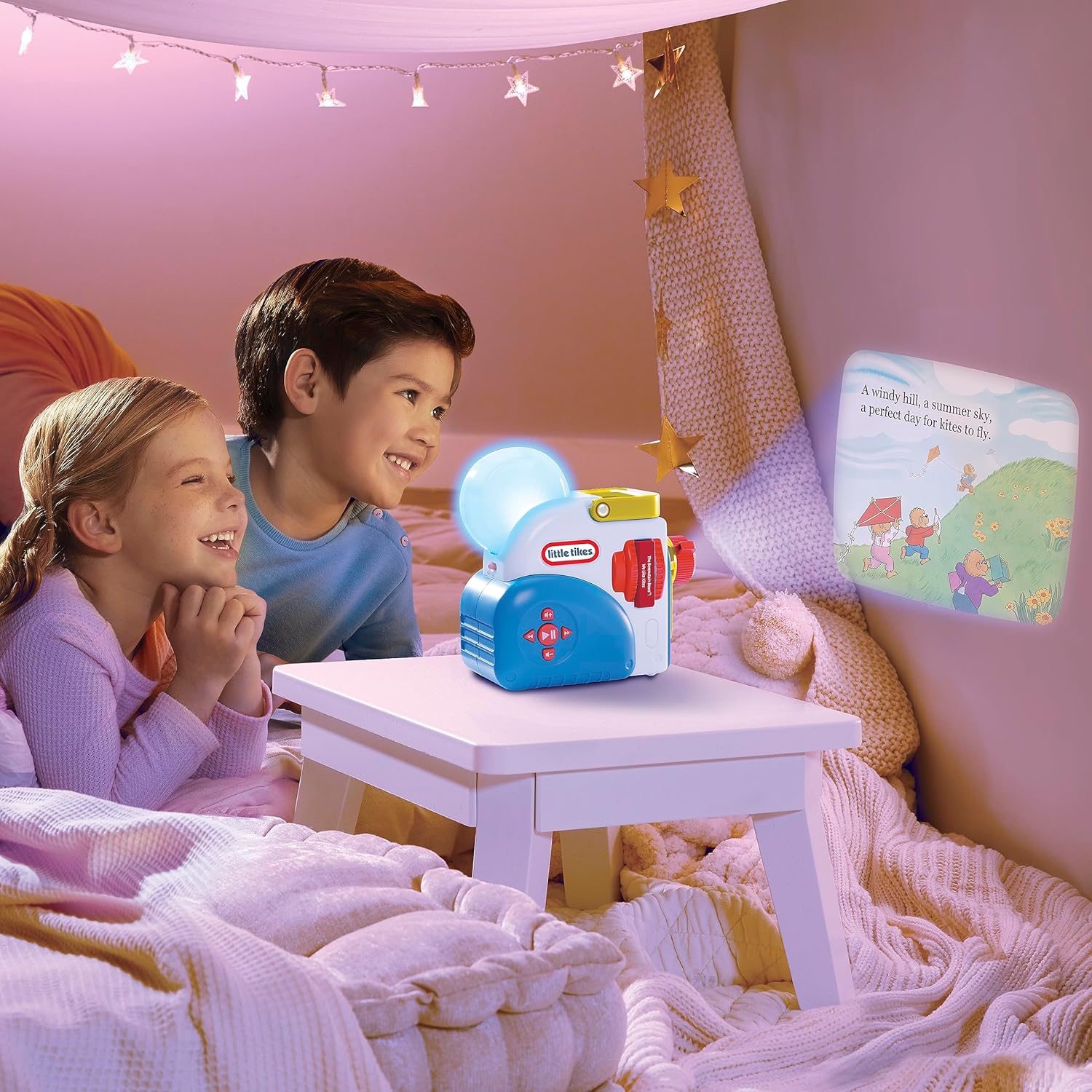 little tikes Story Dream Machine Story Collection - The Berenstain Bears Adventure Collection - 3 Storytime Books and 1 Audio Play Character - For Toddlers and Kids Ages 3+ years