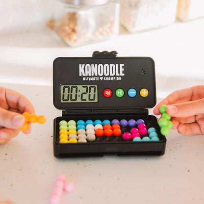 Learning Resources Kanoodle Ultimate Champion, Gifts for 7 Year Olds, Brain & Logic Puzzle Game With 500 Challenges, Includes Countdown Timer and Sounds, Solo Play, Travel Games