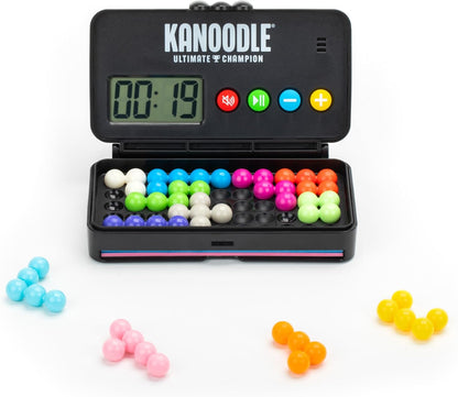 Learning Resources Kanoodle Ultimate Champion, Gifts for 7 Year Olds, Brain & Logic Puzzle Game With 500 Challenges, Includes Countdown Timer and Sounds, Solo Play, Travel Games