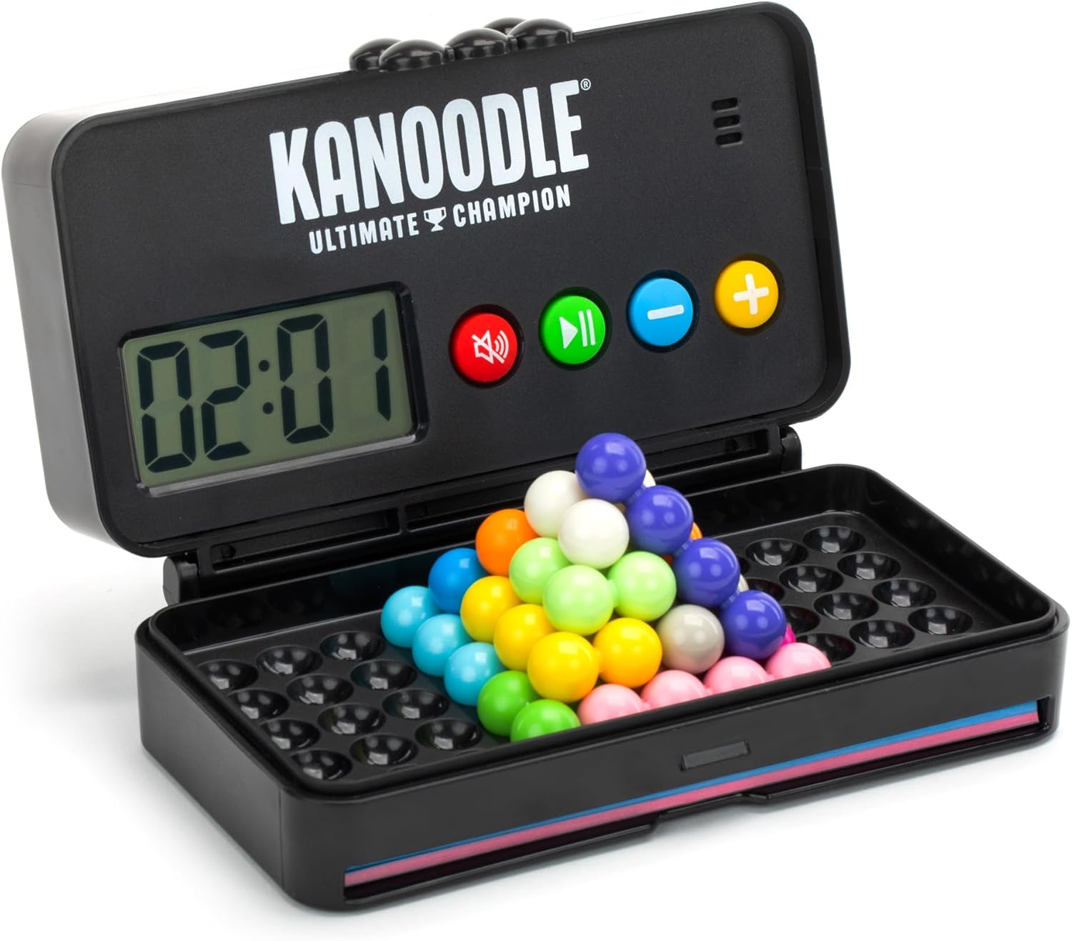 Learning Resources Kanoodle Ultimate Champion, Gifts for 7 Year Olds, Brain & Logic Puzzle Game With 500 Challenges, Includes Countdown Timer and Sounds, Solo Play, Travel Games