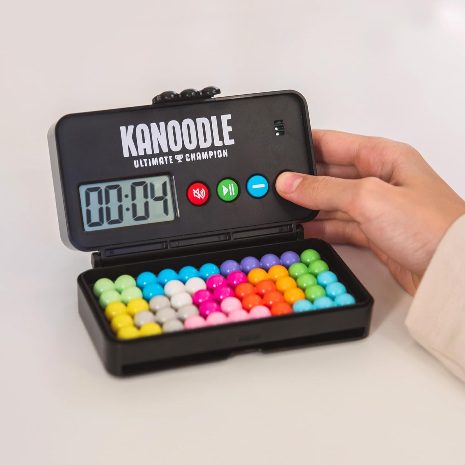 Learning Resources Kanoodle Ultimate Champion, Gifts for 7 Year Olds, Brain & Logic Puzzle Game With 500 Challenges, Includes Countdown Timer and Sounds, Solo Play, Travel Games