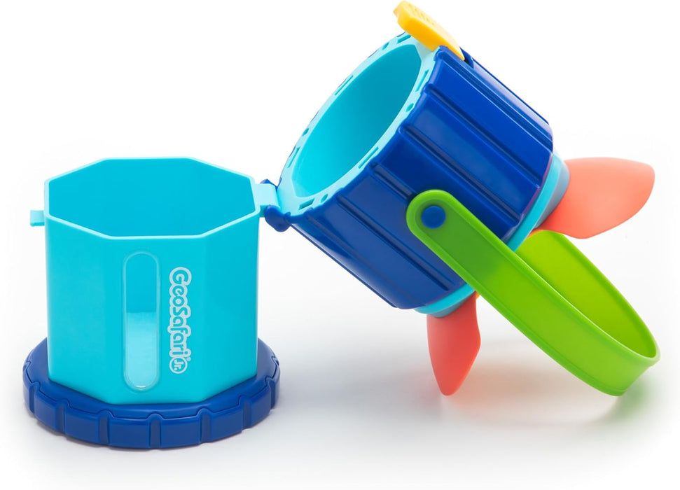 Learning Resources GeoSafari Jr Rocknoculars, Ages 4+, View Gemstones and Rocks at 3x Magnification, Geology for Kids, Science Toy, Interactive Learning, Outdoor Toy