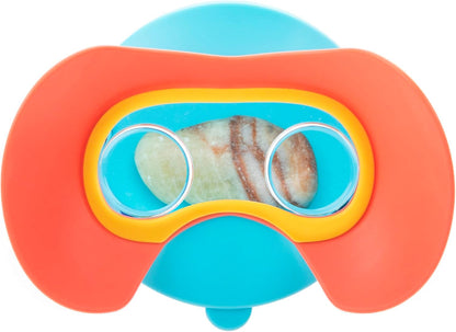 Learning Resources GeoSafari Jr Rocknoculars, Ages 4+, View Gemstones and Rocks at 3x Magnification, Geology for Kids, Science Toy, Interactive Learning, Outdoor Toy