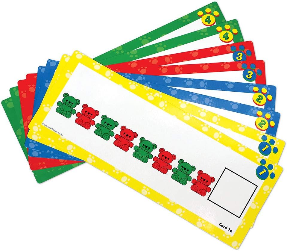 Learning Resources - Set de Ositos de Distintos tamaños y Pesos (69 Unidades), Colores Variados