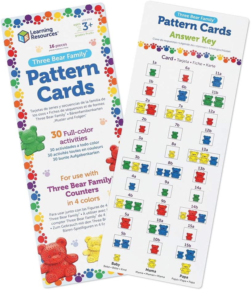 Learning Resources - Set de Ositos de Distintos tamaños y Pesos (69 Unidades), Colores Variados