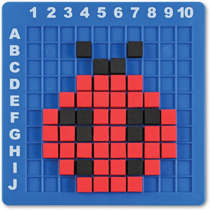 Learning Resources STEM Explorers Pixel Art Challenge, 402 Pieces, Ages 5+, STEM Toys For Kids, Coding Basics For Kids, STEM Activities For Classroom