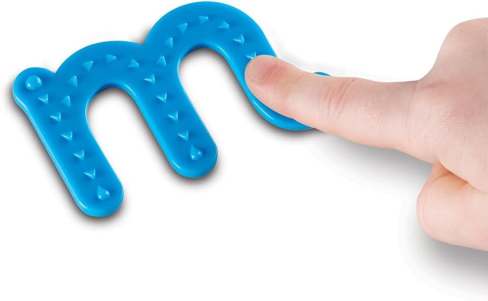 Learning Resources- Set de Letras táctiles, Color (LSP0192-UK