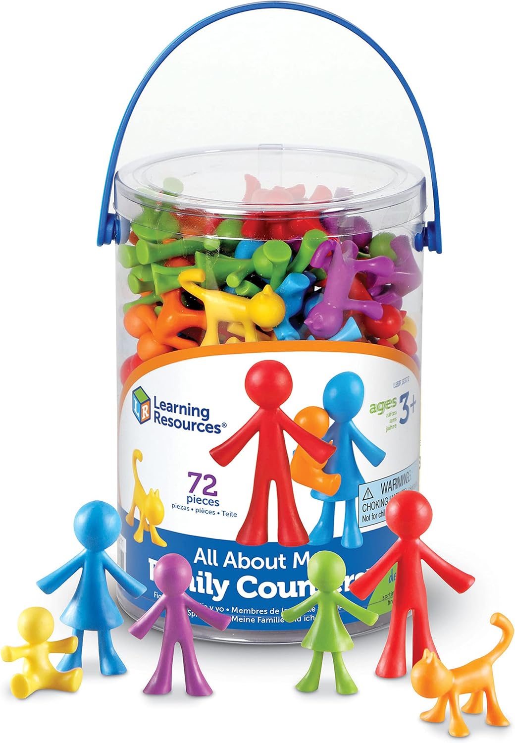 Learning Resources All About Me - Family Counters, set of 72