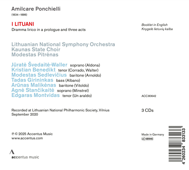 Amilcare Ponchielli: I Lituani