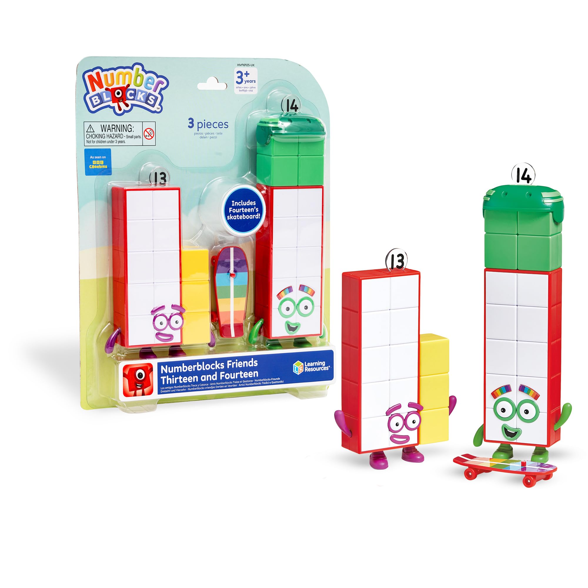 Numberblocks Thirteen And Fourteen Figure Pack