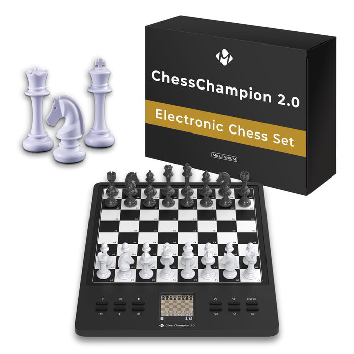 Millennium Chess Champion 2.0 M808 - Chess Computer, Trainer & Playmate for Ages 8+