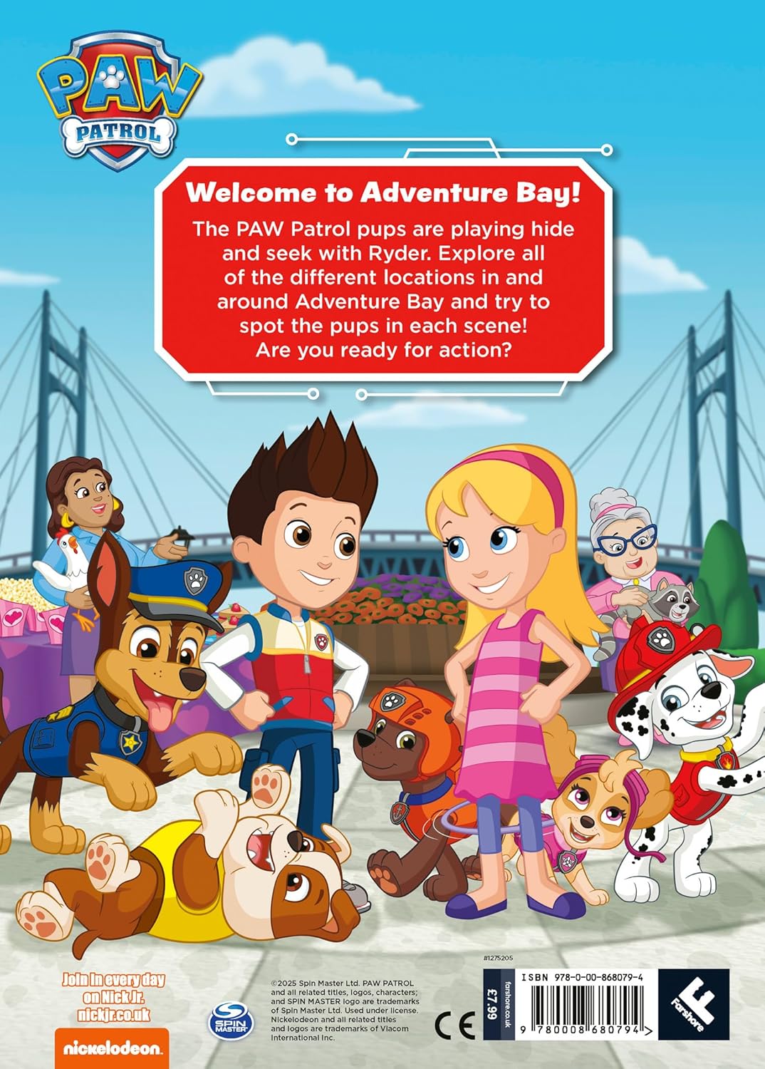 PAW Patrol Hide and Seek: A Search and Find Book
