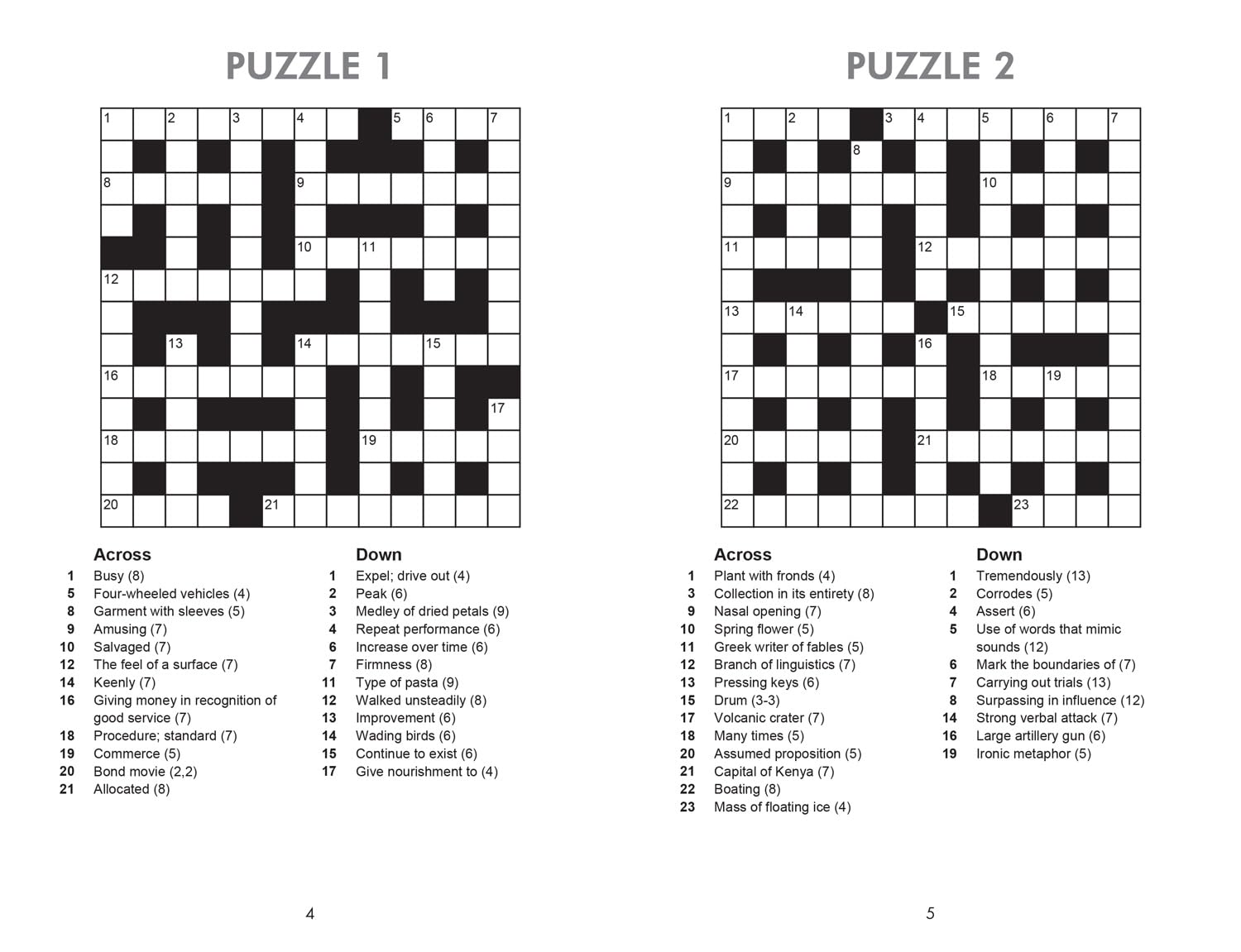 Collins Bumper Book of Crosswords book 1