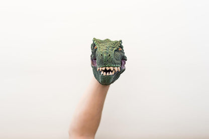 Wild Thingz Hand Puppet - Trex - Green