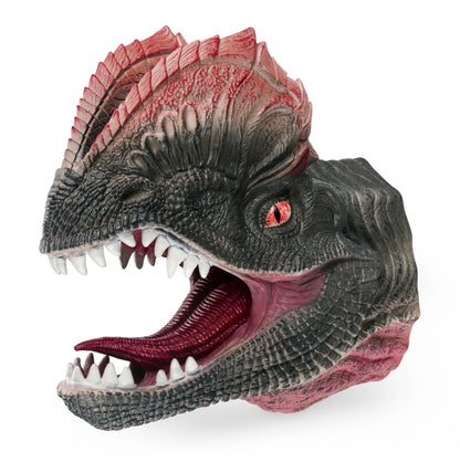Wild Thingz Hand Puppet - Dilophosaurus, Green