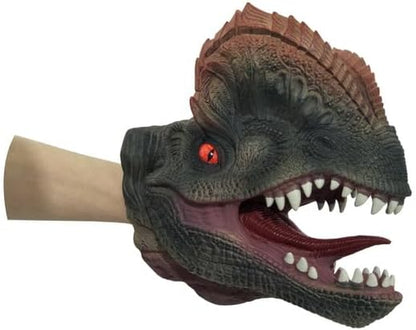 Wild Thingz Hand Puppet - Dilophosaurus, Green