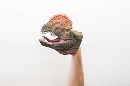 Wild Thingz Hand Puppet - Dilophosaurus, Green