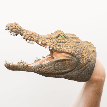 Wild Thingz Hand Puppet - Crocodile, Medium