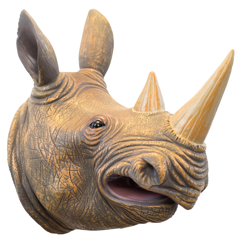 Wild Thingz Grey Rhino Hand Puppet for Kids | Interactive Storytelling Animal Toy for Learning, Imagination & Creative Play