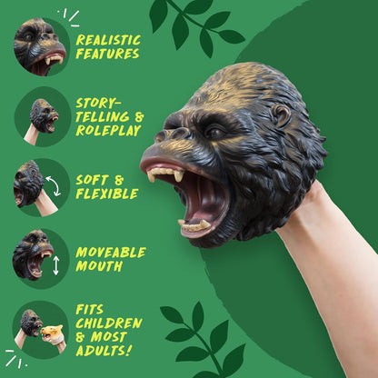 Wild Thingz Hand Puppet - Gorilla