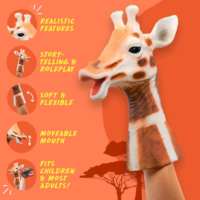Wild Thingz Hand Puppet - Giraffe