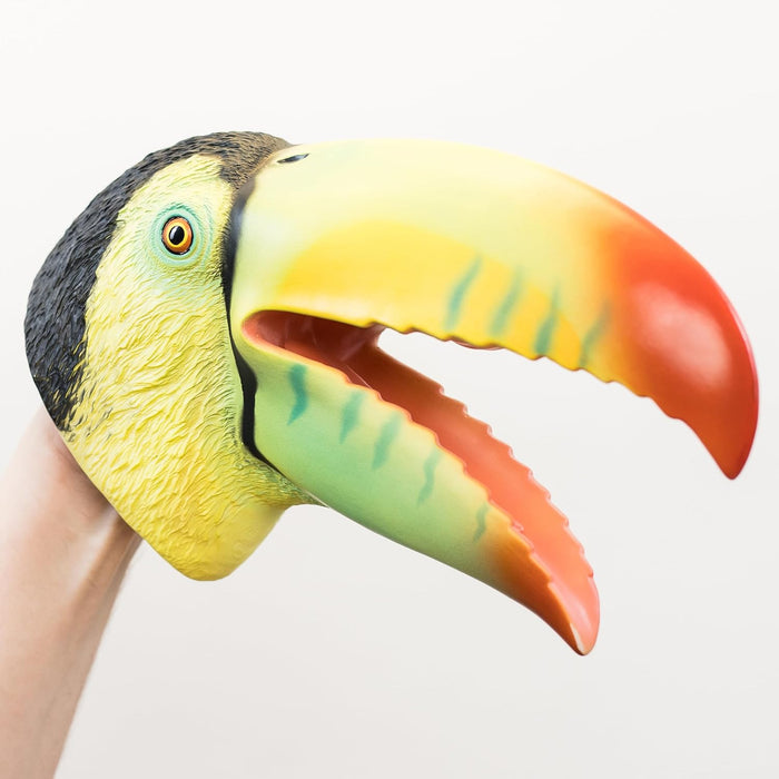 Wild Thingz Hand Puppet - Green Toucan