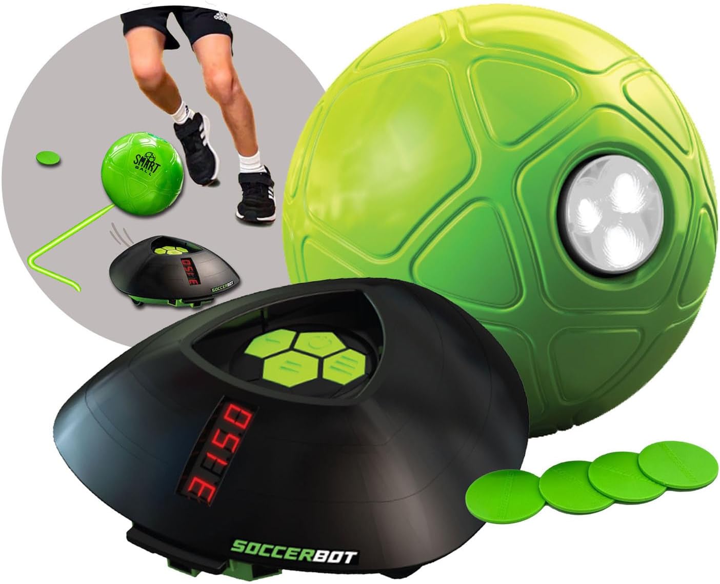 Spectron Soccer game SmartBall SoccerBot - interactive skill game.