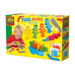 SES Creative 00504 Dough Tool Set - Creative Play Kit for Kids Aged 2+ - Includes Toolsr - Washable and Gluten-Free Dough in Red and Blue - 2 Pots