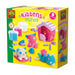 SES Creative 00506 Dough Kitten Play Set - Shape Your Own Kittens with Gluten-Free Dough - Includes Cat House and Accessories - Safe and Creative Fun for Kids Aged 3+