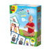 SES Creative 02407 - Zen Yoga Cards - Breathing Exercises - Mindfulness for Kids - 28 Example Cards - Exercises for Emotions like Happy or Angry, Grün, Gelb, Rot, Blau