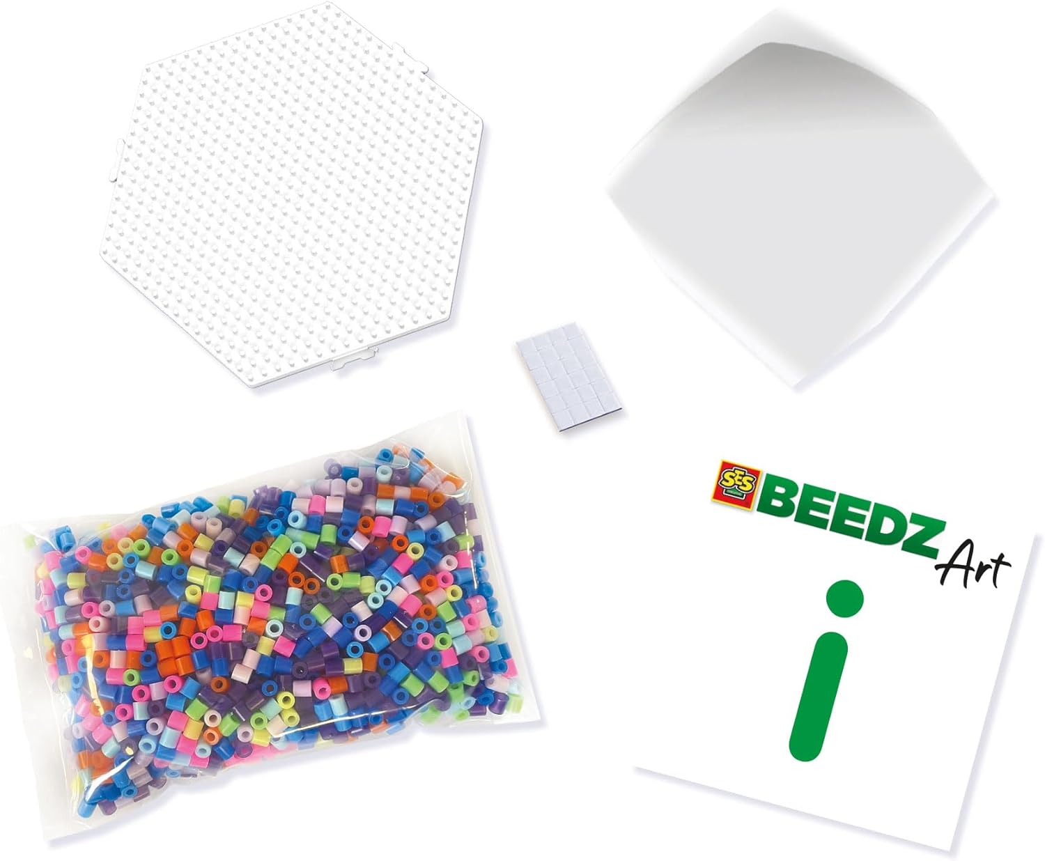 SES Creative 06026 Beedz Mini House Plants - Create 3D Butterflies and Insects with Ironing Beads - Crafting and Beads