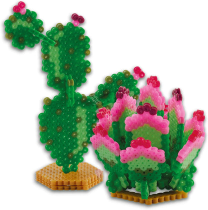 SES Creative 06027 Beedz Mini House Plants - Create 3D House Plants with Ironing Beads - Crafting and Bead Placement