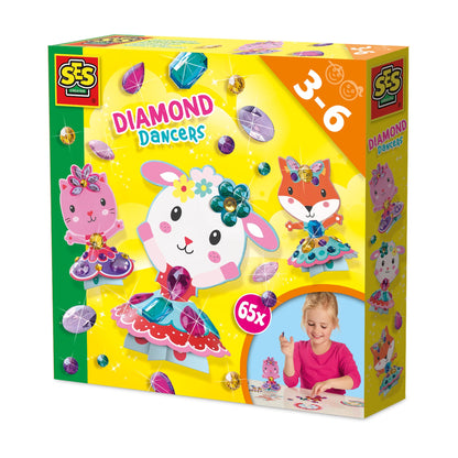SES Creative 14048 Gigantische edelstenen Schilderen-Diamant Dansers