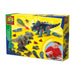 SES Creative 14291 Dino Screw Constructions - Creative Building Kit for Kids Aged 5+ - Build Your Own T-Rex and Triceratops with 35 Dino Parts, 20 Screws, and a Child-Friendly Screwdriver