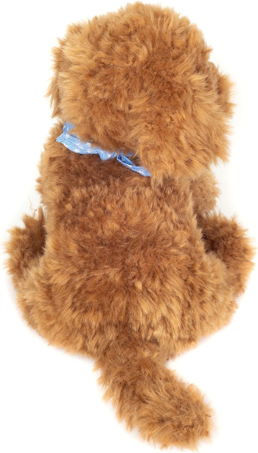 Teddy Hermann 91977 Goldendoodle Poodle Dog Sitting 30 cm Cuddly Toy Plush Toy with Recycled Filling