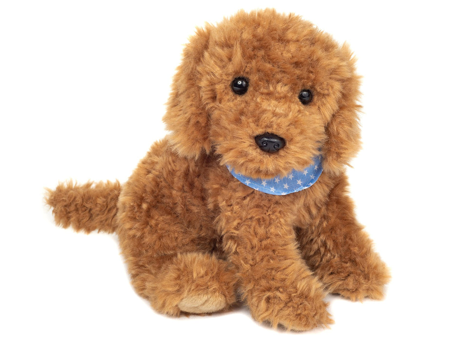 Teddy Hermann 91977 Goldendoodle Poodle Dog Sitting 30 cm Cuddly Toy Plush Toy with Recycled Filling