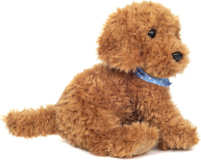 Teddy Hermann 91977 Goldendoodle Poodle Dog Sitting 30 cm Cuddly Toy Plush Toy with Recycled Filling