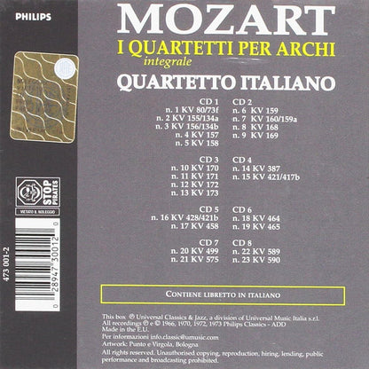 Quartetti Completi 1-23